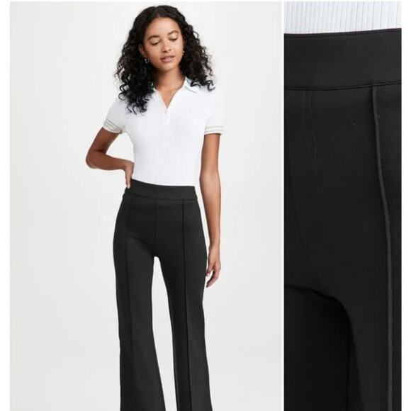 SPANX Pants - NEW Spanx High Rise Ponte Flare Pants Women's Pull On Black Size XS X-Small